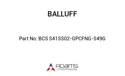 BCS S41SS02-GPCFNG-S49G									