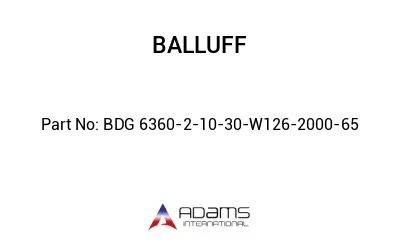 BDG 6360-2-10-30-W126-2000-65									