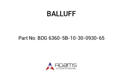 BDG 6360-5B-10-30-0930-65									